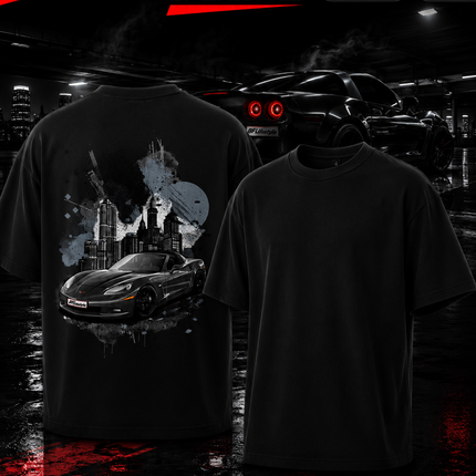 C6 Midnight T-Shirt back - BF Lifestyle