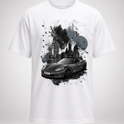 C6 Midnight T-Shirt front - BF Lifestyle
