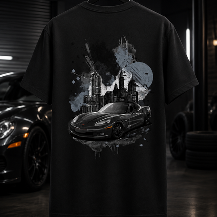 C6 Midnight T-Shirt back - BF Lifestyle