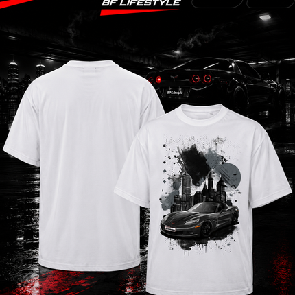C6 Midnight T-Shirt front - BF Lifestyle