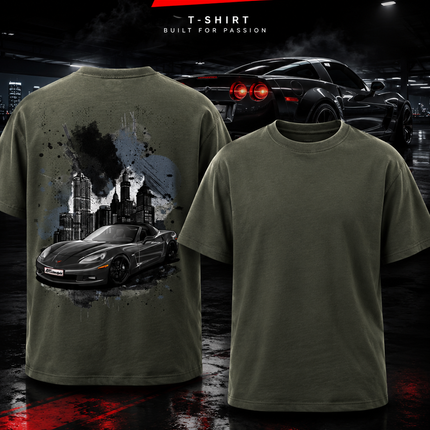 C6 Midnight T-Shirt back - BF Lifestyle