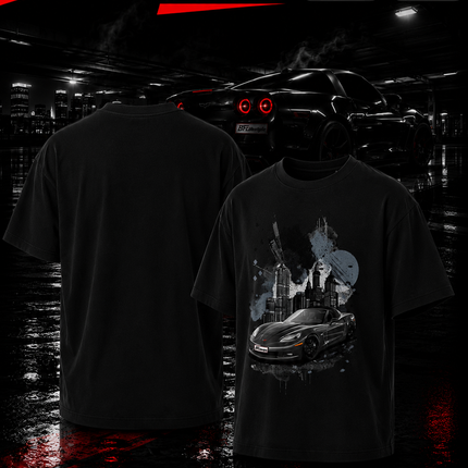 C6 Midnight T-Shirt front - BF Lifestyle