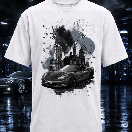 C6 Midnight T-Shirt front - BF Lifestyle