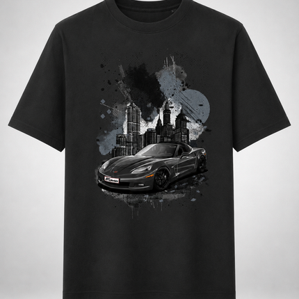 C6 Midnight T-Shirt front - BF Lifestyle