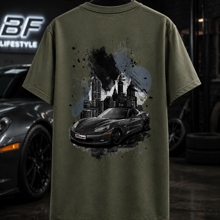 C6 Midnight T-Shirt back - BF Lifestyle